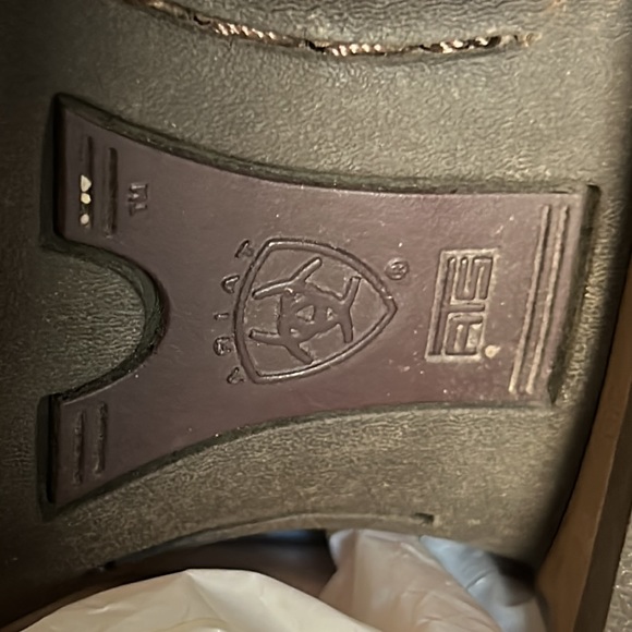 Ariat ATS Advance torque stability western QuickDraw square toe size 9D boots - Picture 9 of 16